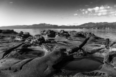 Sandstone formations on Hornby Island.