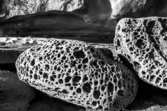 Sandstone formations on Hornby Island.