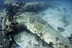 Betty bomber in Truk Lagoon