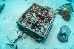 Radio from the Betty bomber at Truk Lagoon