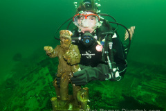 Gnome on the Cornwall wreck