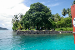 Etten Island pier at Chuuk (Truk) Lagoon.