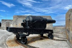 10 inch Rifled Muzzle Loader at Fort St. Catherine, Bermuda
