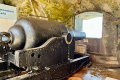 10 inch rifled muzzle loader at fort St. Catherine