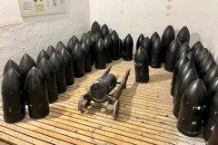 10 inch shells at fort St. Catherine, Bermuda