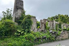 Ruins -abandoned  stone house -in St. George-Bermuda