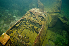 Japanese zero on Fujikawa Maru wreck