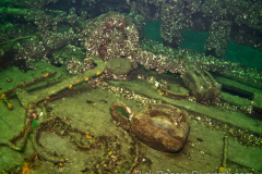 collection of more tools on the George Marsh wreck