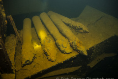 Artillery shells on the Heian Maru.