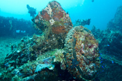 field howitzer on the Nippo Maru
