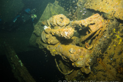 Coastal defense gun on the Rio De Janeiro Maru.