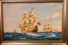 Painting of the Sea Venture.