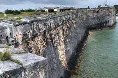 Fort walls of the Keep in Bermuda