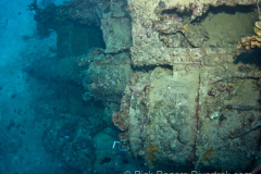 conning tower of the submarine I-169 at Truk Lagoon.