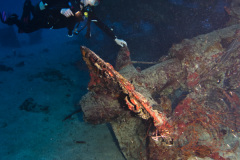 propeller of submarine I-169 at Truk lagoon