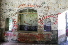 Naval hospital reception at Tonoas I., Chuuk (Truk) Lagoon.oon