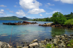 Seaplane base on Tonoas Island, Chuuk (Truk) Lagoon.
