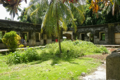 Naval hospital on Tonoas I., Chuuk (Truk) Lagoon.