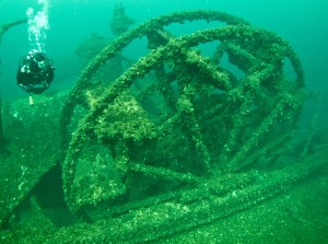 diving Cornwall wreck, Kingston