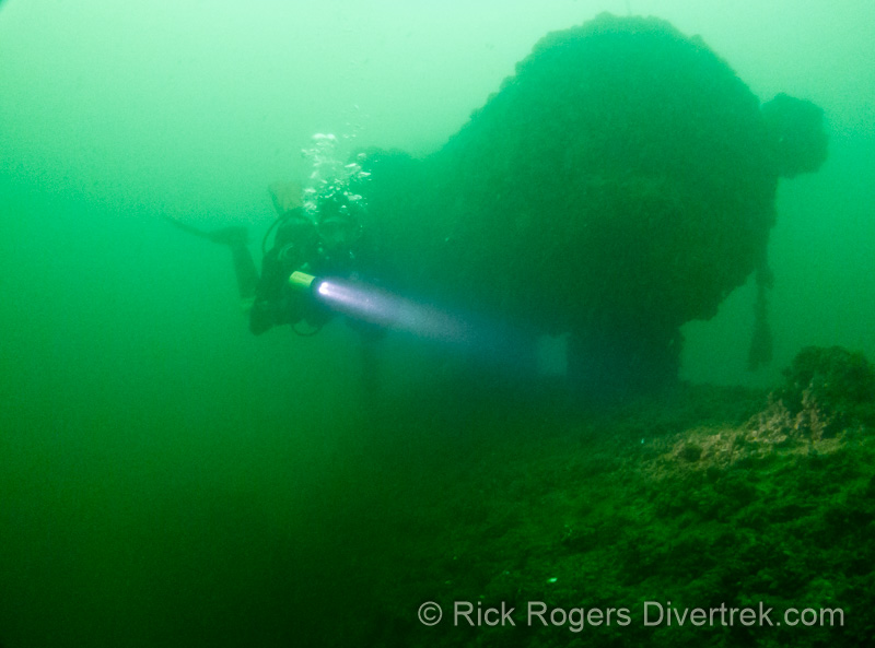 boilers on the Brunswick wreck