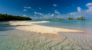 Undeveloped island at Fakarava South Pass.