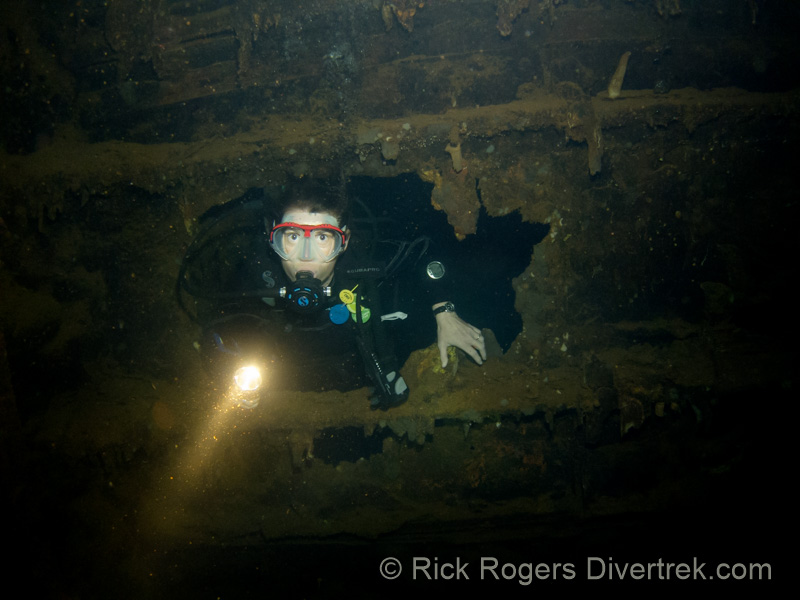 Diving Truk Lagoon.