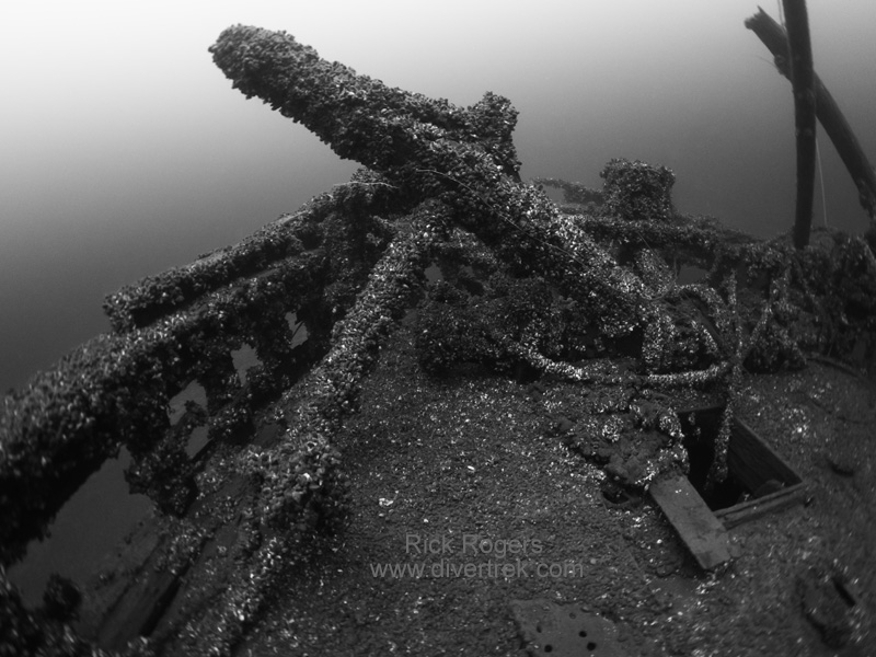 anchor of Eureka wreck, Lake Ontario.