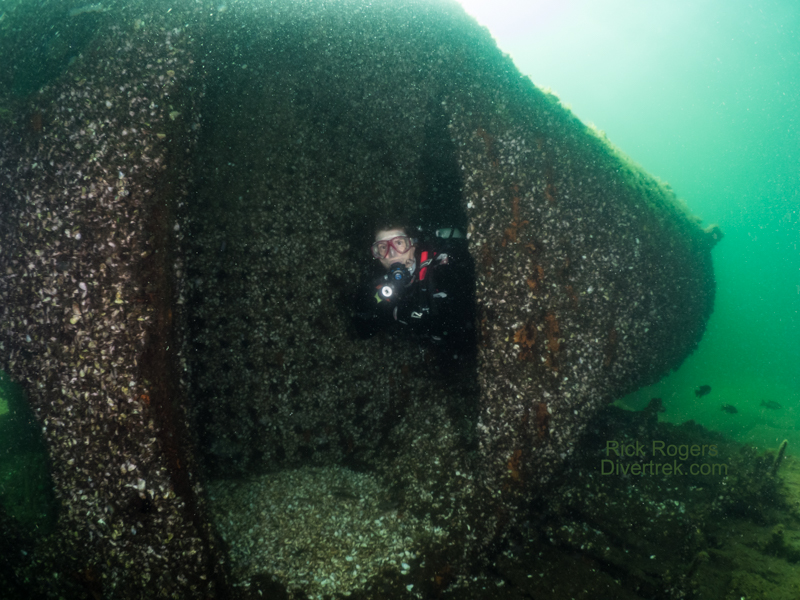 the Atlantic wreck, Parry Sound, Ontario